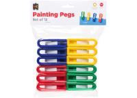 ec craft painting pegs 70x22mm pack/12